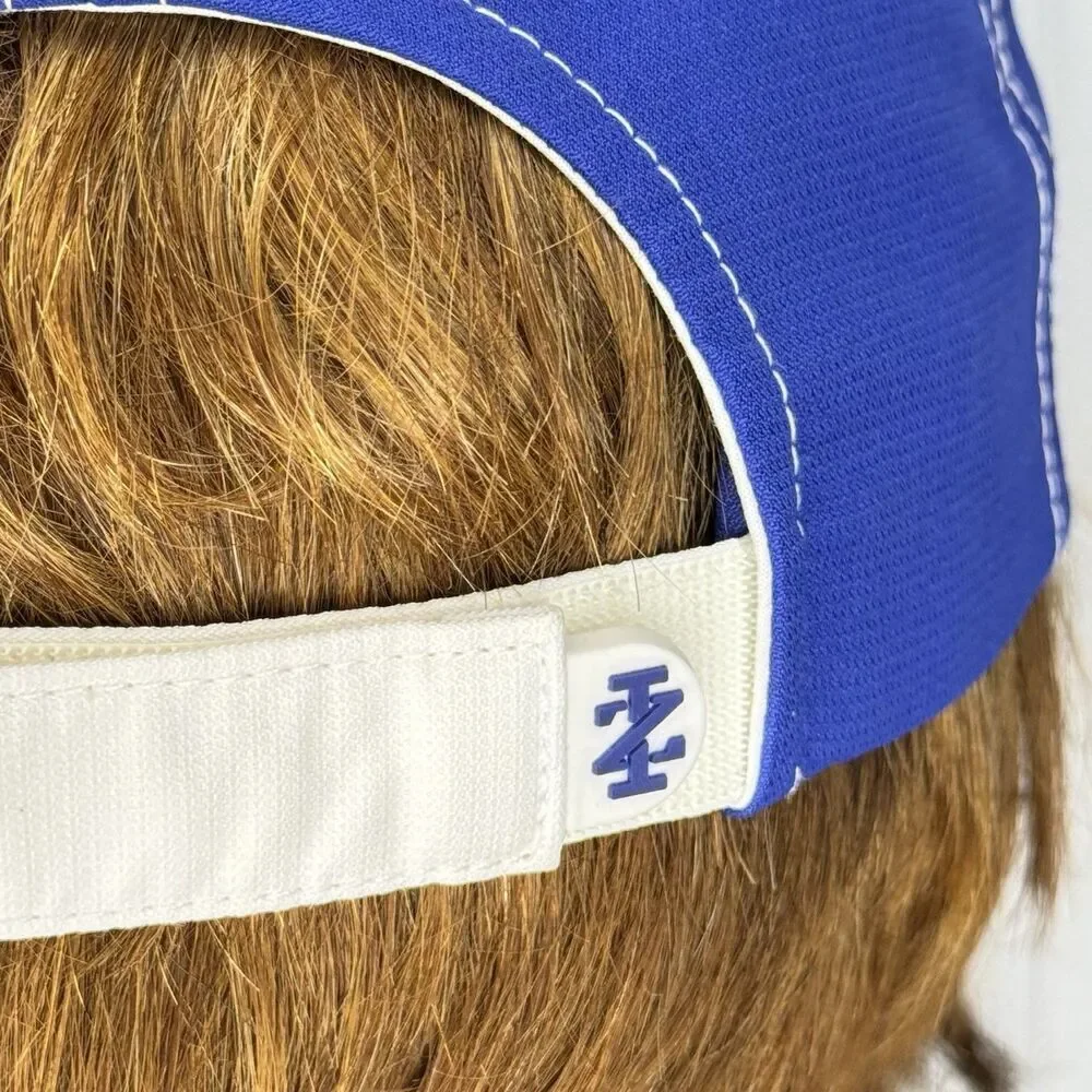 IZOD Golf NWOT Vintage Adjustable Hat Cap Mens Blue White Painters 80s 90s Y2K